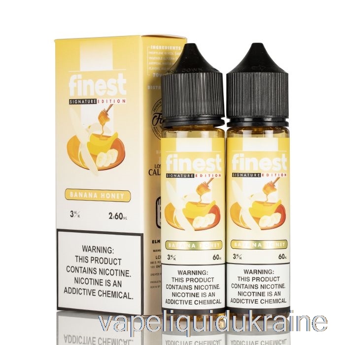 Vape Liquid Ukraine Banana Honey - The Finest Signature Edition - 120mL 0mg